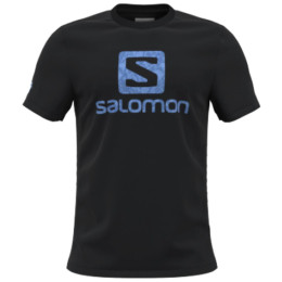 Maglietta da uomo Salomon Outlife Logo Ss Tee M nero Black