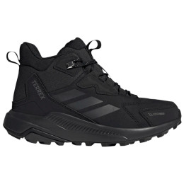 Scarpe da trekking da donna Adidas Terrex Anylander Leather Mid Climaproof nero Cblack/Carbon/Grefou