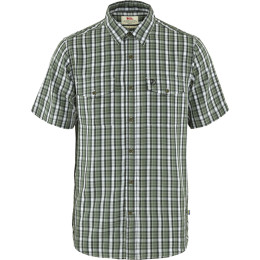 Camicia da uomo Fjällräven Abisko Cool Shirt SS M verde Patina Green-Dark Navy