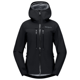 Giacca outdoor da donna Norrona Trollveggen Gore-Tex Pro Light Jacket nero Caviar Black
