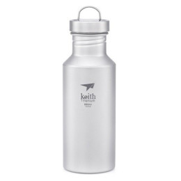 Borraccia Keith Titanium Titanium Sport Bottle 550 ml grigio