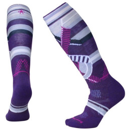 Calze al ginocchio da donna Smartwool Phd Ski Medium Pattern Women`s viola MountainPurple