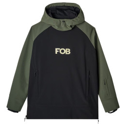 Giacca softshell da uomo 4F Softshell Jacket M255 nero/verde DEEP BLACK