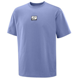 Maglietta da uomo Salomon Wild Rays Label SS Tee blu Marlin