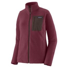 Felpa tecnica da donna Patagonia W's R1 Air Jkt viola Berry Fig