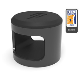 Lucchetto per bicicletta Hiplok Ankr nero All Black