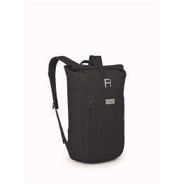 Zaino da città Osprey Arcane Roll Top Pack nero black