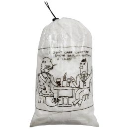 Custodia High Tail Designs Drawstring Stuff Sack Date Night bianco Date Night
