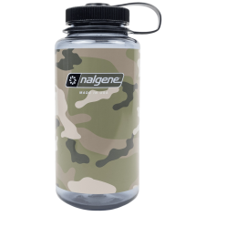 Borraccia Nalgene Wide Mouth Camo Print 1000 ml grigio/nero Gray w/Black Camo