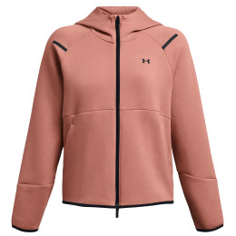 Felpa da donna Under Armour Unstoppable Flc FZ rosa CanyonPink/Black