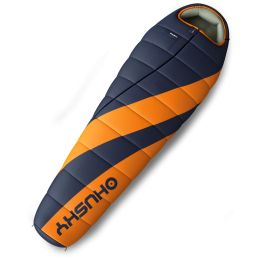 Sacco a pelo Husky Extreme Enjoy -26°C blu/arancio