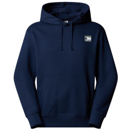 Felpa da uomo The North Face M Mountain Logo Relaxed Hooded Sweatshir blu scuro Summit Navy