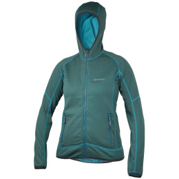 Felpa tecnica da donna Warmpeace Rigby Lady verde turquoise green