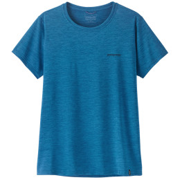 Maglietta da donna Patagonia Women's Capilene Cool Daily Shirt - Boardshort Logo blu Aquatic Blue - Light Aquatic Blue X-Dye
