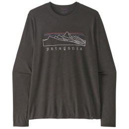 Maglietta da uomo Patagonia M's L/S Cap Cool Daily Shirt - Stratapeaks nero Ink Black