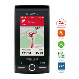 Computer da bicicletta Sigma Rox 12.0 Sport Set (2020) grigio