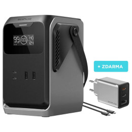 Generatore di energia portatile EcoFlow Trail 200 nero/grigio šedivá, černá