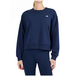 Felpa da donna 4F Sweatshirt F2534 blu scuro Navy
