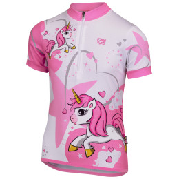 Maglia da ciclismo per bambini Etape Rio (dívčí) bianco/rosa bílá/růžová