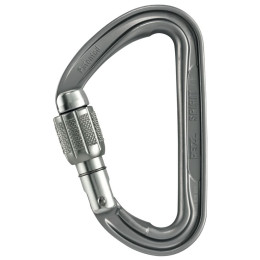 Moschettone Petzl Spirit Screw Lock grigio