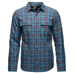 Camicia da uomo Black Diamond M Project Twill Ls Shirt blu Charcoal-Moab Brown (9652)