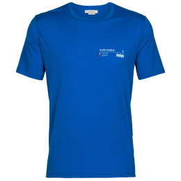 Maglietta da uomo Icebreaker Tech Lite II SS Tee Alpine Zone blu lazurite