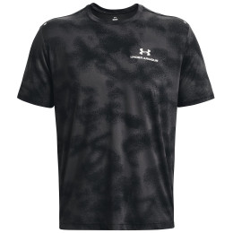 Maglietta funzionale da uomo Under Armour Rush Energy Print SS 2023 nero Black / / White