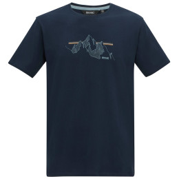 Maglietta da uomo Regatta Cline IX blu scuro NvyMntLines