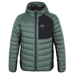 Giacca invernale da uomo Hannah Revel Hoody verde scuro dark forest/anthracite