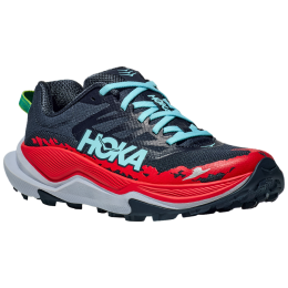 Scarpe da corsa da uomo Hoka M Torrent 4 grigio/rosso Stormy Skies / Cerise