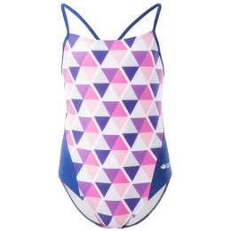 Costume da bagno per bambini Aquawave Axela Jr rosa/blu Rose Crystal Print/Sodalite Blue