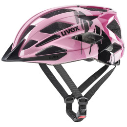 Casco da ciclismo per bambini Uvex Air Wing 2 nero/rosa strawberry-black