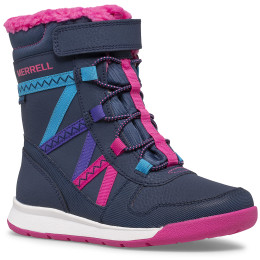 Stivali da neve per bambini Merrell Snow Crush 2.0 Wtpf blu/rosa NavyMulti