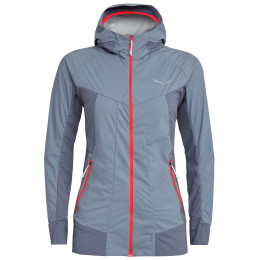 Giacca da donna Salewa Pedroc Hybrid 3 PTX/DST W JKT grigio FlintStone/