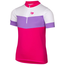 Maglia da ciclismo per bambini Etape Peddy 2.0 rosa/porpora lila/růžová