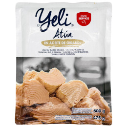 Cibo da viaggio Yeli Tonno a pezzi in olio di semi di girasole (500 g)