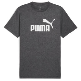Maglietta da uomo Puma Ess No. 1 Logo Heather Tee nero PUMA Black