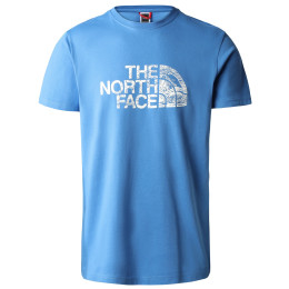 Maglietta da uomo The North Face S/S Woodcut Dome Tee blu SUPER SONIC BLUE