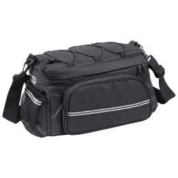 Borsa per portapacchi da bicicletta Just One One Travel nero