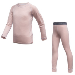 Intimo sportivo per bambini Sensor Merino Air Set Dusty Pink rosa chiaro Dusty Pink