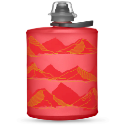 Bottiglia pieghevole Hydrapak Stow Mountain 500ml rosso Redwood
