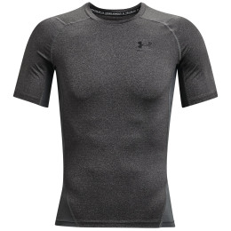 Maglietta funzionale da uomo Under Armour HG Armour Comp SS grigio scuro CarbonHeather/Black