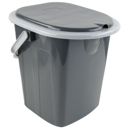 Cestino Bo-Camp Portable toilet square 1pc grigio gey