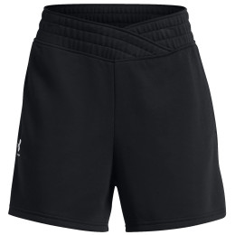 Pantaloncini da donna Under Armour Rival Terry Short nero Black/White