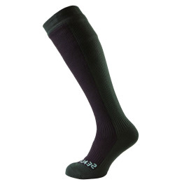 Calzini impermeabili SealSkinz Hiking Mid Knee nero Black/RacingGreen