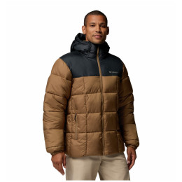 Giacca da uomo Columbia Puffect™ Iv Hooded Jacket marrone Delta, Black