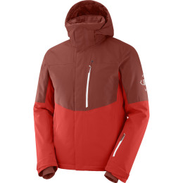 Giacca da uomo Salomon Speed Jacket M rosso GojiBerry/MadderBrown/White