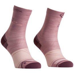Calze in lana merino da donna Ortovox Alpine Light Comp Mid Socks W rosa Dusk Rose