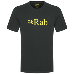 Maglietta da uomo Rab Stance Logo Tee grigio