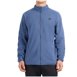 Felpa da uomo 4F Fleece M511 blu Denim